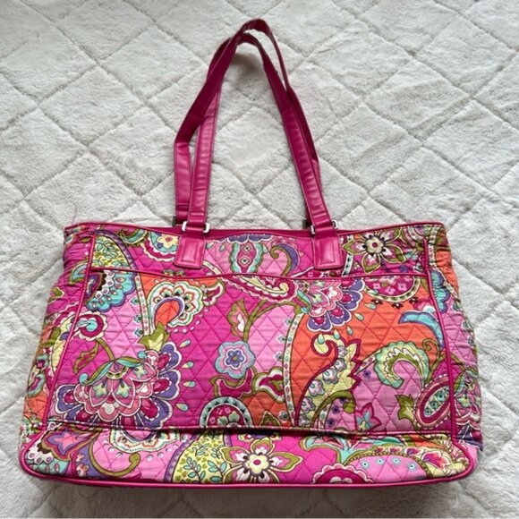 Vera Bradley | "Pink Swirls" Retired Duffle Bag - Picture 2 of 16